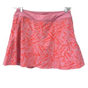 Under Armour Heat Gear Womens Fitted Skort Golf Pink‎ Size Large Pickle Ball